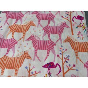 Michael Miller Origami Oasis Fabric by Tamara Kate 1/2 yard x 44" Pink & Orange